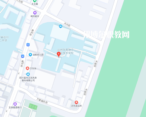 達州華南理工職業技術學校地址在哪里