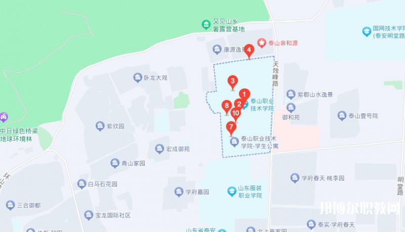 泰安市第一職業中等專業學校地址，乘車路線