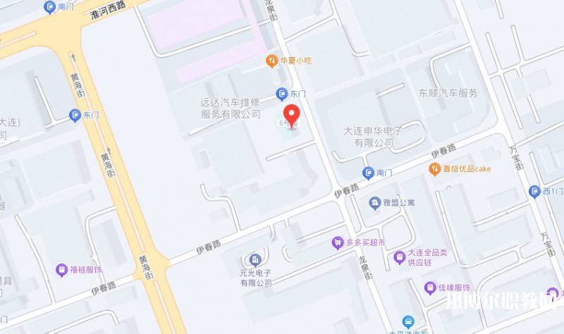 大連市蘭克藝術(shù)中等職業(yè)學(xué)校地址，乘車路線