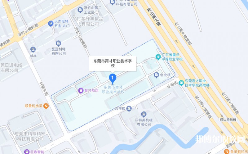東莞市育才職業(yè)技術(shù)學(xué)校地址，乘車路線