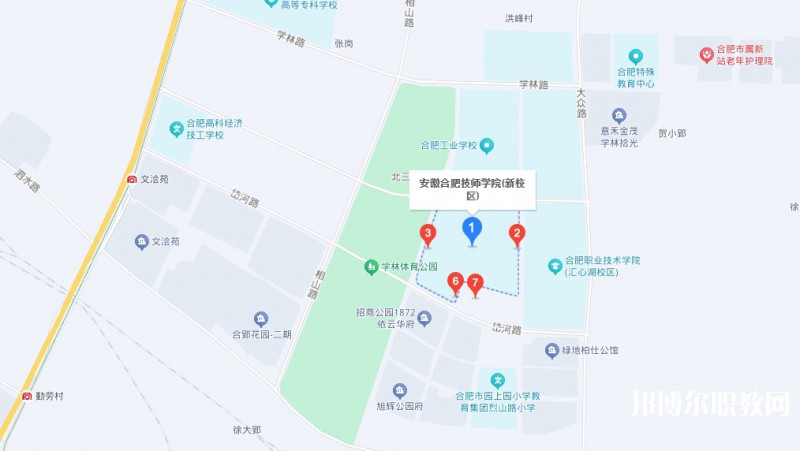 合肥技師學院地址，乘車路線
